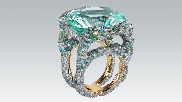 5.19 克拉祖母绿切工碧玺