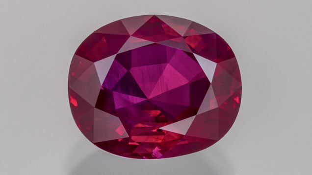 Burmese ruby from Mogok