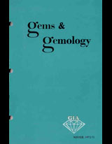 Gems & Gemology, Winter 1972, Vol. 14, No. 4