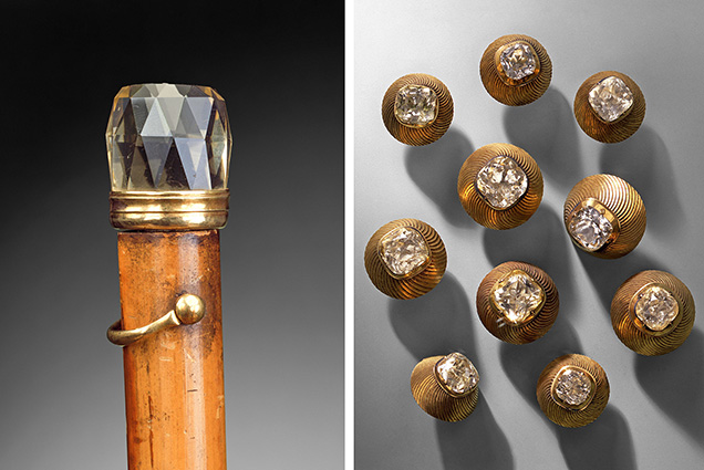 Historical objects containing Schneckenstein topaz
