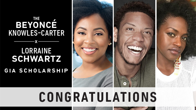 Congratulations to the three scholarship recipients (left to right): Audriana Osborne, Shelton Bradford and Kulla Jatani.