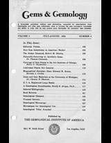 Gems & Gemology, Summer 1934, Vol. 1, No. 4