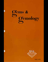 Gems & Gemology, Fall 1973, Vol. 14, No. 7