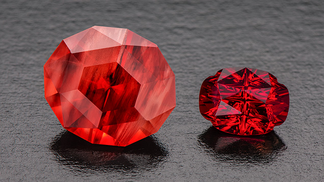 Two Oregon sunstones.