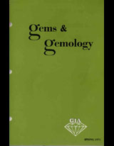 Gems & Gemology, Spring 1971, Vol. 13, No. 9