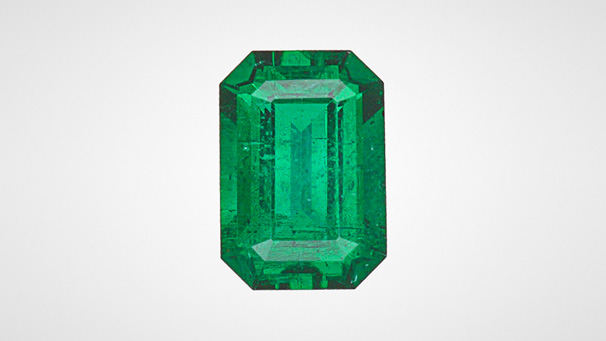 Step-cut emerald in case study 4