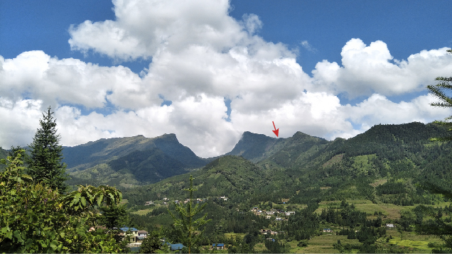 Setting of the emerald mine in Malip, China