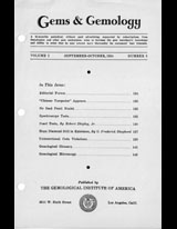 Gems & Gemology, Fall 1934, Vol. 1, No. 5