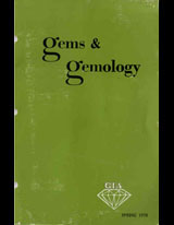 Gems & Gemology, Spring 1970, Vol. 13, No. 5