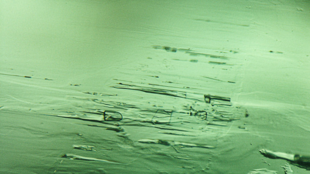 Jagged multiphase inclusions in Afghan emerald