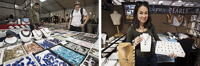 Customers at the 2018 Tucson shows sought out unique goods.