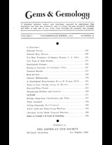 Gems & Gemology, Winter 1935, Vol. 1, No. 12