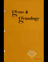Gems & Gemology, Fall 1969, Vol. 13, No. 3