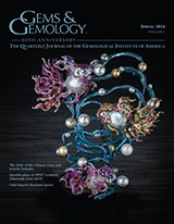 Gems & Gemology, Spring 2014, Vol. 50, No. 1