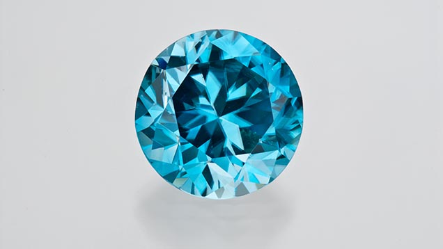圆形明亮式锆石