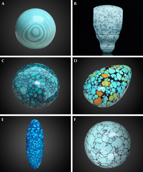 Turquoise Patterns from Hubei Province