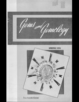 Gems & Gemology, Spring 1954, Vol. 8, No. 1