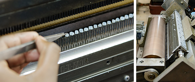 Computerized faceting of preforms at RMC