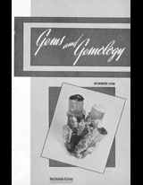 Gems & Gemology, Summer 1958, Vol. 9, No. 6