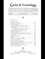 Gems & Gemology, Summer 1935, Vol. 1, No. 10