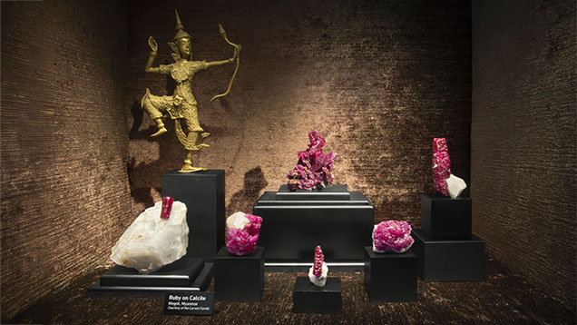 Valley of the Rubies. The world’s most renowned and legendary source of rubies is the remote, mystical valley of Mogok in Myanmar. Rubies have been mined from the white marble host rock for centuries. This same ruby-bearing marble extends into Vietnam. Rubies courtesy of the Larson family.