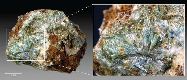 Commercial sample of sudoite