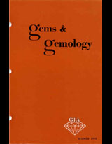 Gems & Gemology, Summer 1970, Vol. 13, No. 6