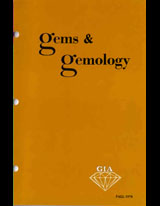 Gems & Gemology, Fall 1978, Vol. 16, No. 3