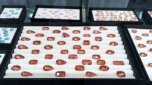 Morganite was popular with American buyers