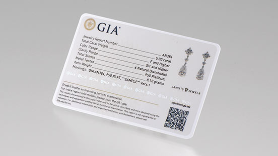 Jewelry Card