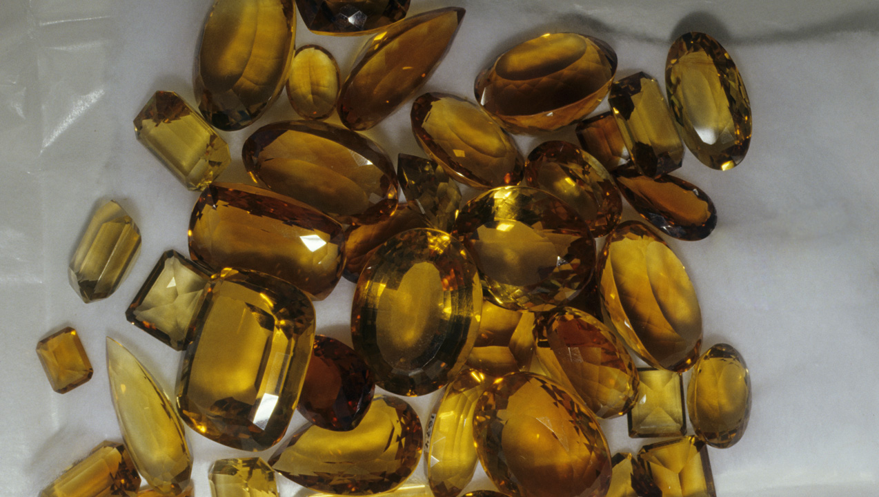 Earth-tone shades, citrine,