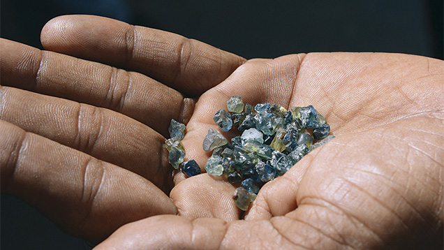 Rough from Mine-Area Markets