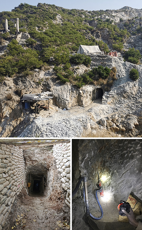 The Mingora emerald mine in Swat Valley
