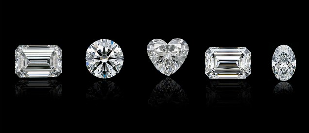 Large, high-quality CVD-grown diamonds.