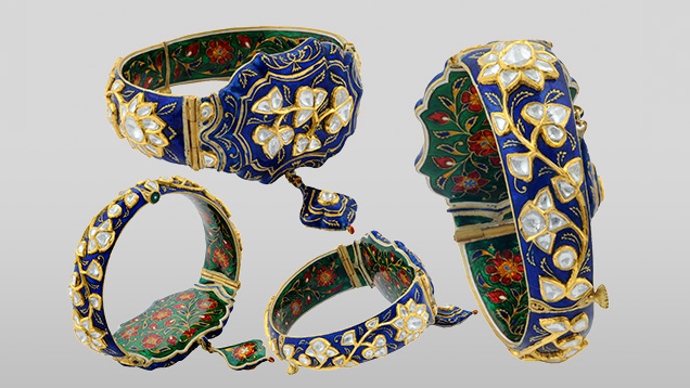 Classic kundan jewelry by Surana