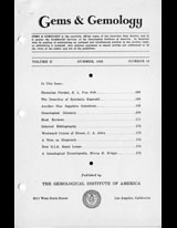 Gems & Gemology, Fall 1938, Vol. 2, No. 11