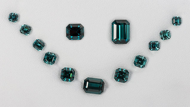 Fashioned Nigerian indicolites