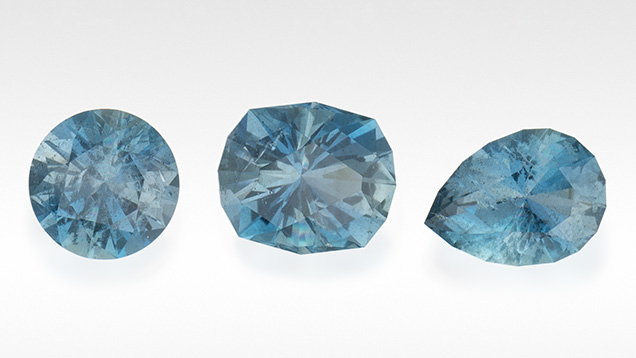 Deep blue Nigerian aquamarine.