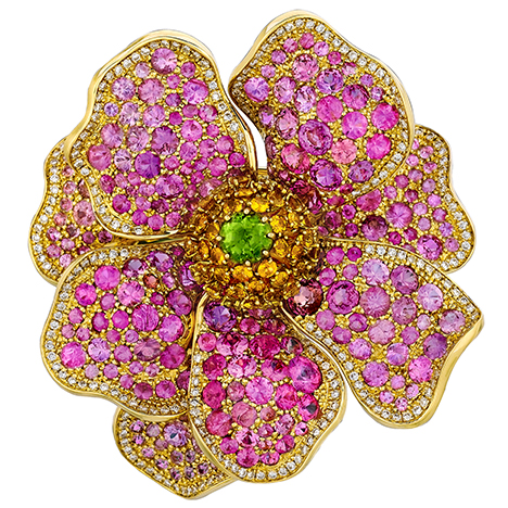 Jessie brooch by Paula Crevoshay.