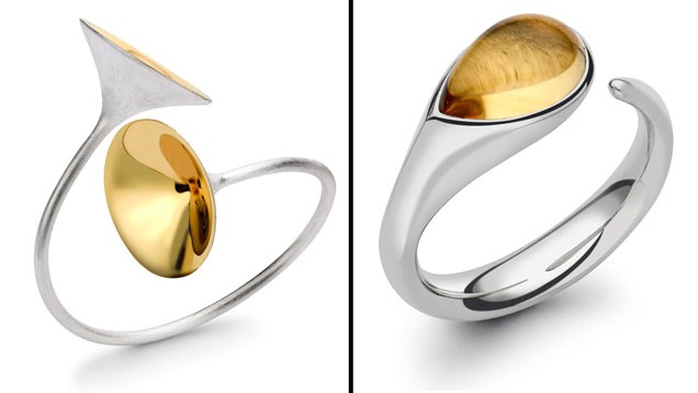 Cornerstone（コーナーストーン）デザイン, ブブゼラとシルバーフレームリング。 写真提供：Cornerstone（コーナーストーン）