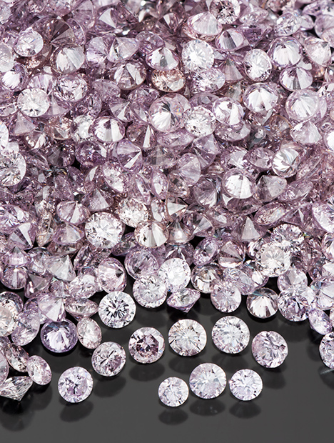Pink Lomonosov diamonds.